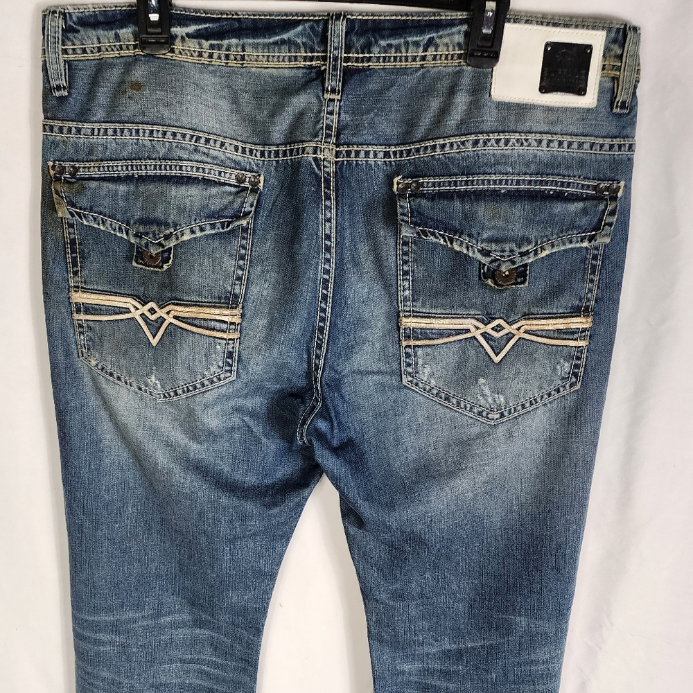 Buffalo David Bitton Mens Distressed Jeans Size 38
